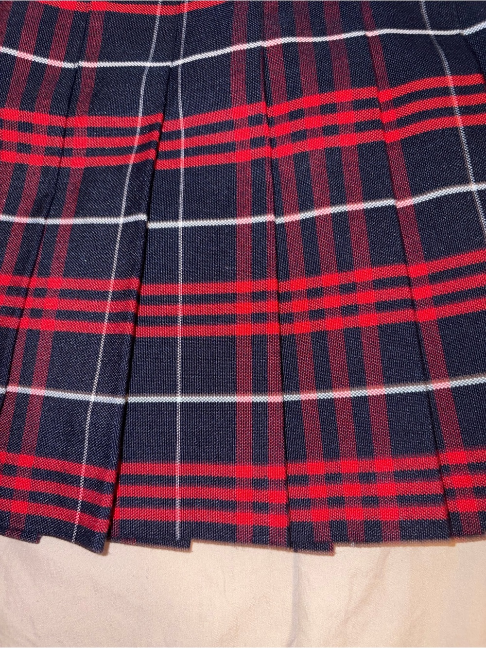 Vintage American Apparel Plaid Pleated Skirt - Picture 4 of 7